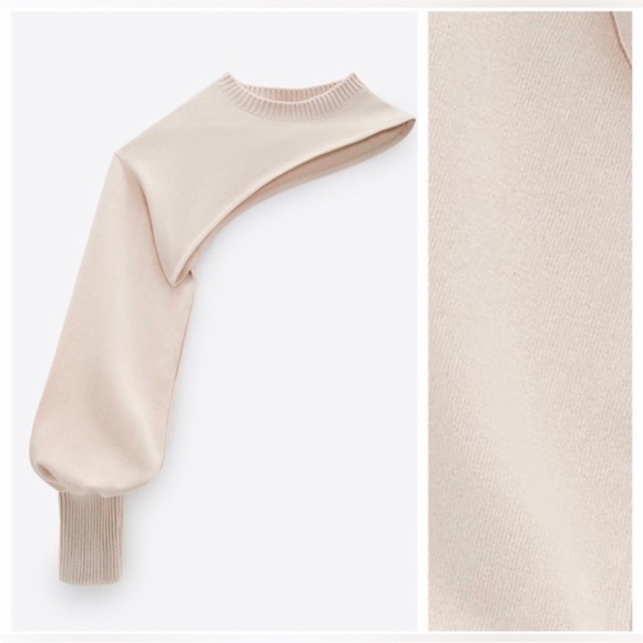 ZARA Asymmetrical Top Arm Warmer - Picture 1 of 5